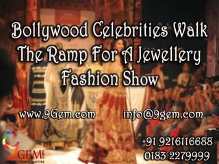 Bollywood celebrities walk the ramp for a jewellery fashion show