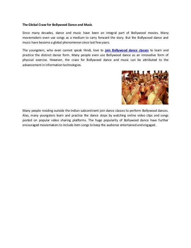 bollywood dance and music