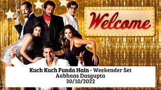 Kuch Kuch Funda Hain - Weekender Set
Aabhaas Dasgupta
30/10/2022
 