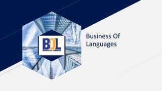 FRFABRIKAM RESIDENCES
Business Of
Languages
 