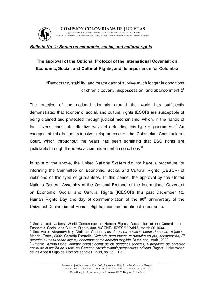 the international covenant on economic social Under articles 16 and 17 of the international covenant on economic, social and cultural rights, and its general comments 6. the international covenant on economic social Under articles 16 and 17 of the international covenant on economic, social and cultural rights, and its general comments 6.