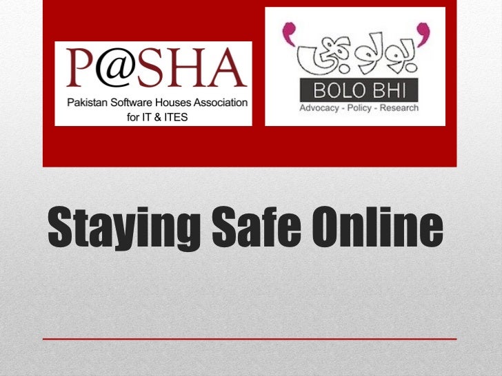 Staying Safe Online 
