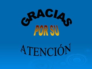 GRACIAS POR SU ATENCIÓN 