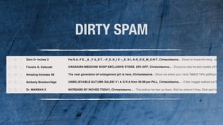 6 
DIRTY SPAM 
 