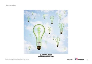 23
Creative Commons Attribution-Share Alike 3.0 Italia License www.eng.it
Innovation
 