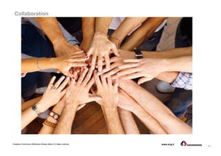 41
Creative Commons Attribution-Share Alike 3.0 Italia License www.eng.it
Collaboration
 