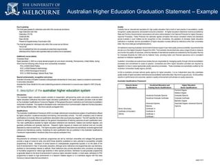 Australian Higher Education Graduation Statement – Example 