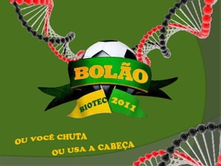 Desempate:Em caso de empate ganhará aquele que obtiver mais “pontos 20”, ou seja, que acertar o maior número de placares exatos. Em seguida quem obtiver mais “pontos 15”;Persistindo em empate o prêmio será divido entre os ganhadores;No prêmio final não haverá 2 “primeiros lugares” seguido a ordem de desempate:Mais pontos 20;