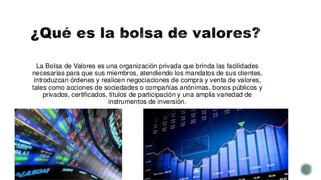 Binario bolsa de valores