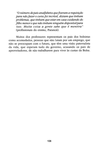 Bolsa Escola: melhoria educacional e redução da pobreza