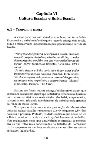 Bolsa Escola: melhoria educacional e redução da pobreza