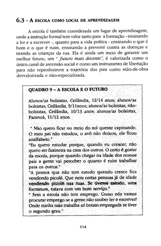 Bolsa Escola: melhoria educacional e redução da pobreza