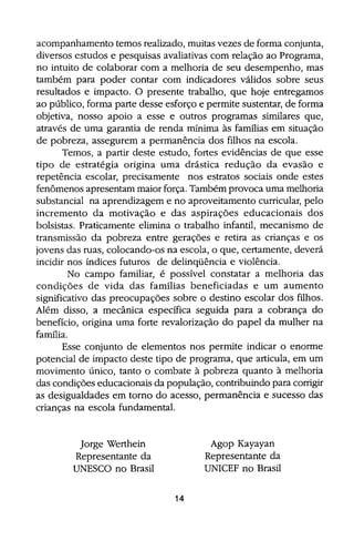 Bolsa Escola: melhoria educacional e redução da pobreza