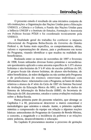 Bolsa Escola: melhoria educacional e redução da pobreza