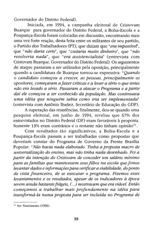 Bolsa Escola: melhoria educacional e redução da pobreza