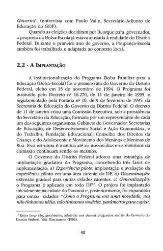 Bolsa Escola: melhoria educacional e redução da pobreza