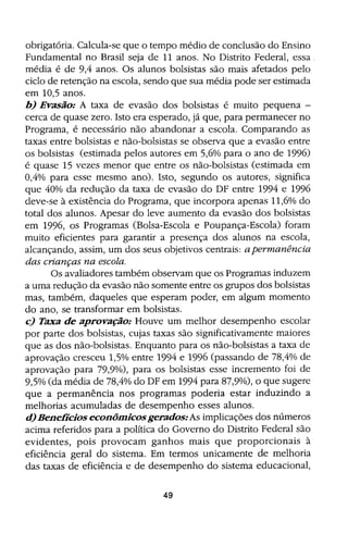 Bolsa Escola: melhoria educacional e redução da pobreza