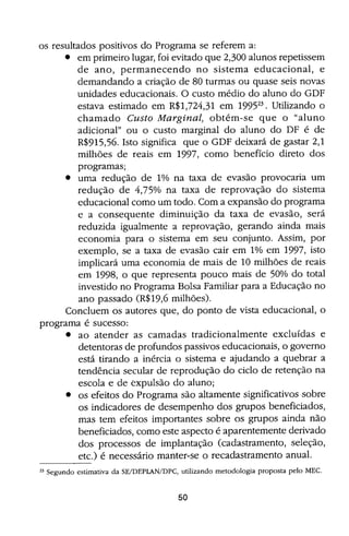 Bolsa Escola: melhoria educacional e redução da pobreza