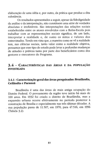 Bolsa Escola: melhoria educacional e redução da pobreza