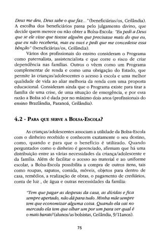 Bolsa Escola: melhoria educacional e redução da pobreza