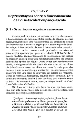 Bolsa Escola: melhoria educacional e redução da pobreza