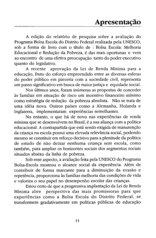 Bolsa Escola: melhoria educacional e redução da pobreza