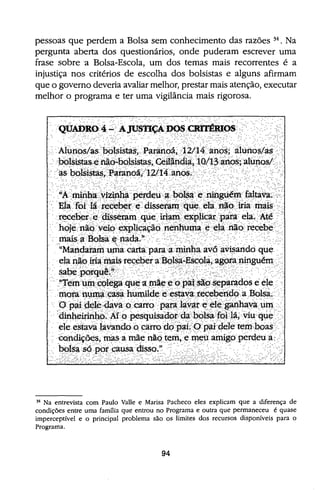 Bolsa Escola: melhoria educacional e redução da pobreza