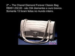 diamond forever chanel bolsa