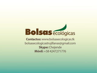 Bolsas ecologicas