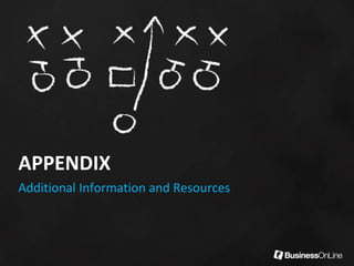 APPENDIX
Additional Information and Resources
 