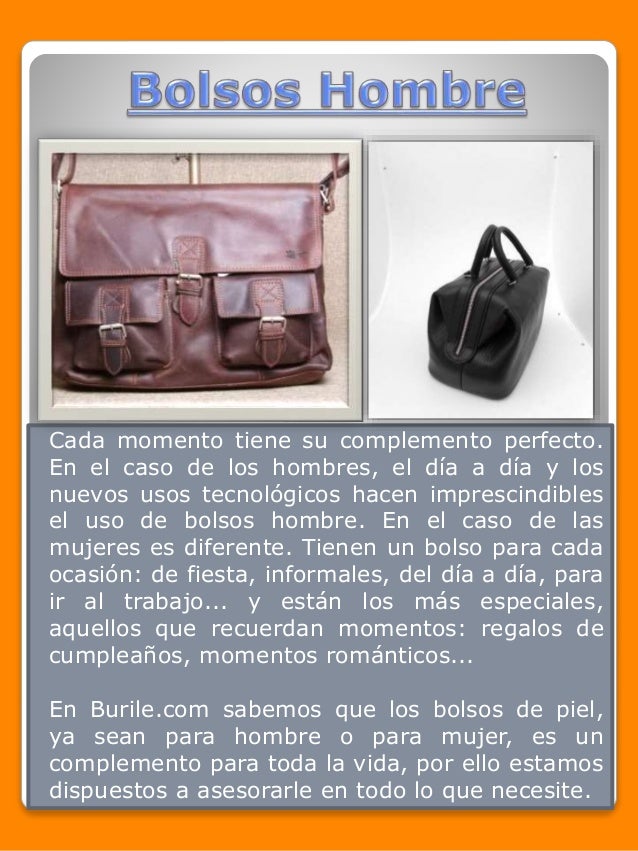 Bolsos hombre