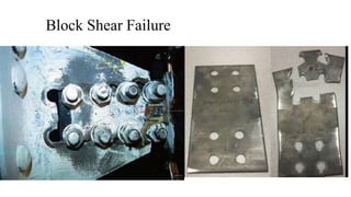 Block Shear Failure
 