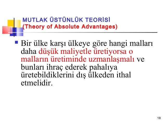 The theory of comparative advantages of David Ricardo The theory of comparative advantages of David Ricardo