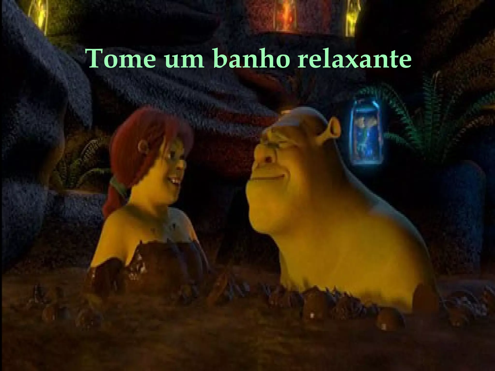 Tome um banho relaxante