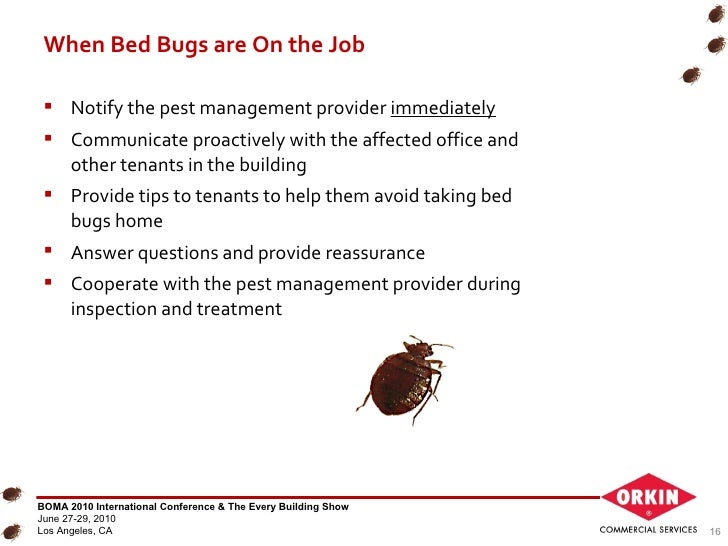 Bed Bugs Go to Work How to Protect Your Property (Orkin Presentation…