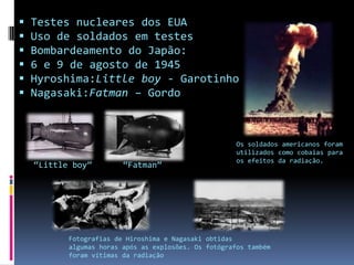  Testes nucleares dos EUA
