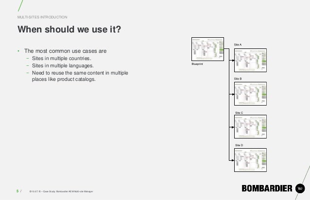 Bombardier Adobe Aem Msm Implementation