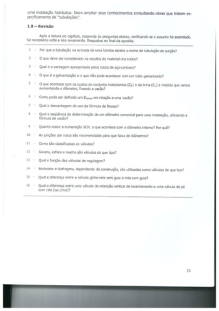 Bombas &amp; instalações hidráulicas