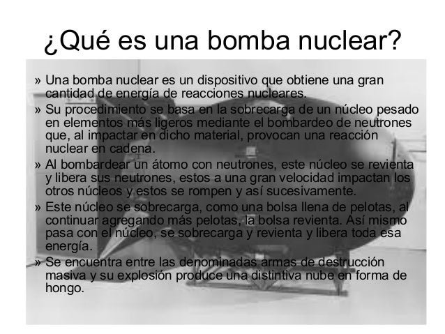 Bombas nucleraes