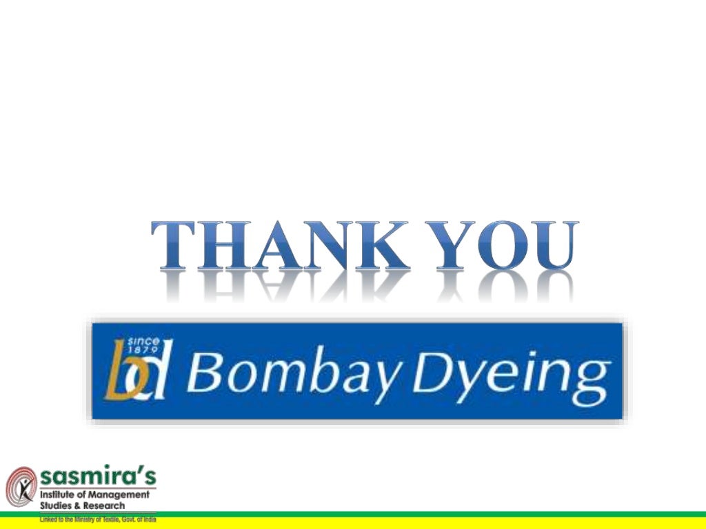 Bombay dyeing issues and relaunch strategies 2016