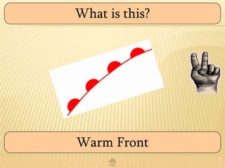 What is this?




Warm Front
                1
 