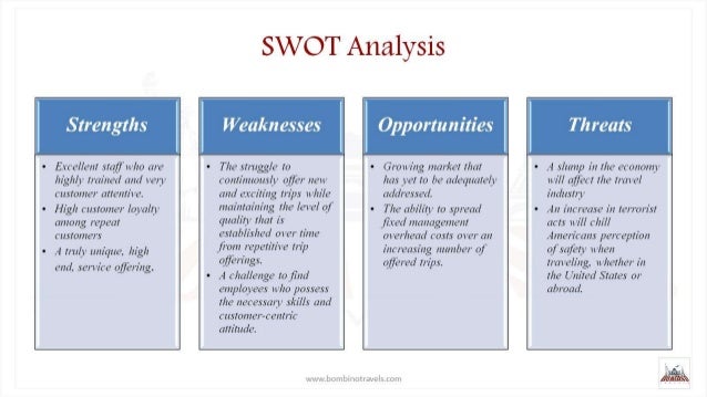 SWOT Analysis for Travel Agencies – Strengths | TravelResearchOnline