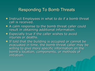 Bomb threat | PPT