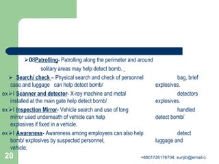 Bomb Threat Its Detection & Prevention | PPT