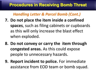 Bomb_Threat_Management (MODIFIED) powerpoint | PPTX