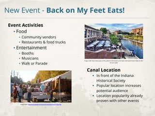 Back on My Feet - New Event Proposal | PDF