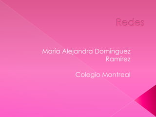 Redes María Alejandra Domínguez Ramírez Colegio Montreal 