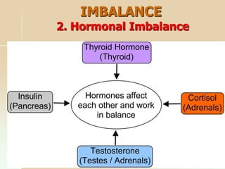 IMBALANCE
2. Hormonal Imbalance
 