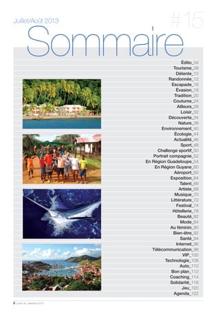 Le Bon Air Antilles Guyane N 15 Juillet Aout 13