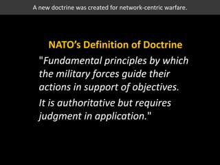 Bonchek -Lessons from Network Centric Warfare | PPTX